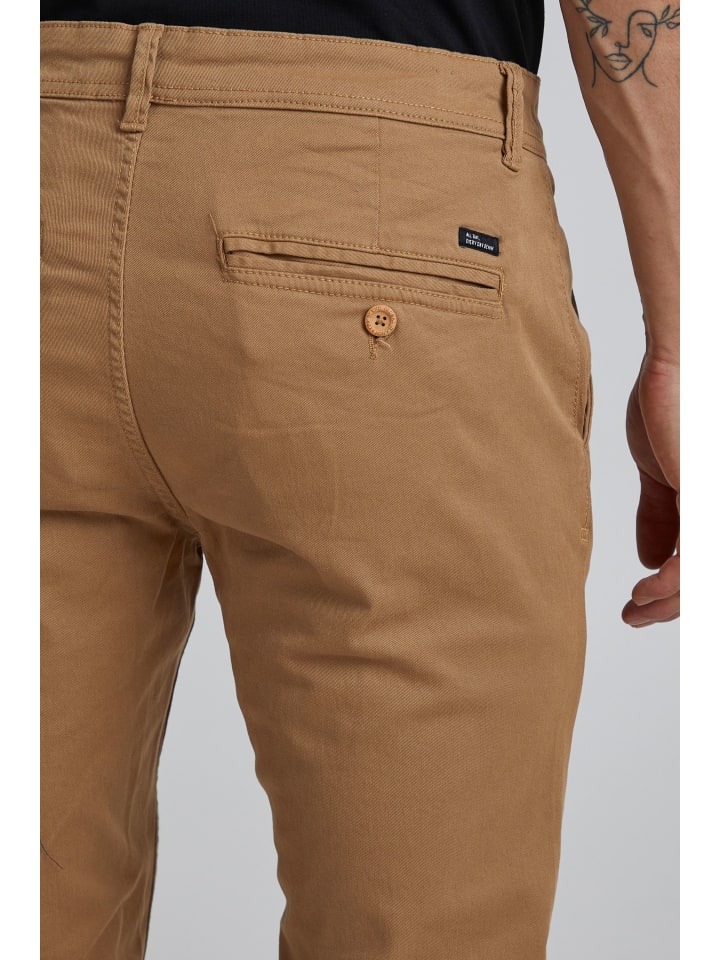 BLEND Chinohose BHNATAN pants - 20703472  Chinohose Slim Fit mit Gürtelschlaufen in rotbraun günstig kaufen