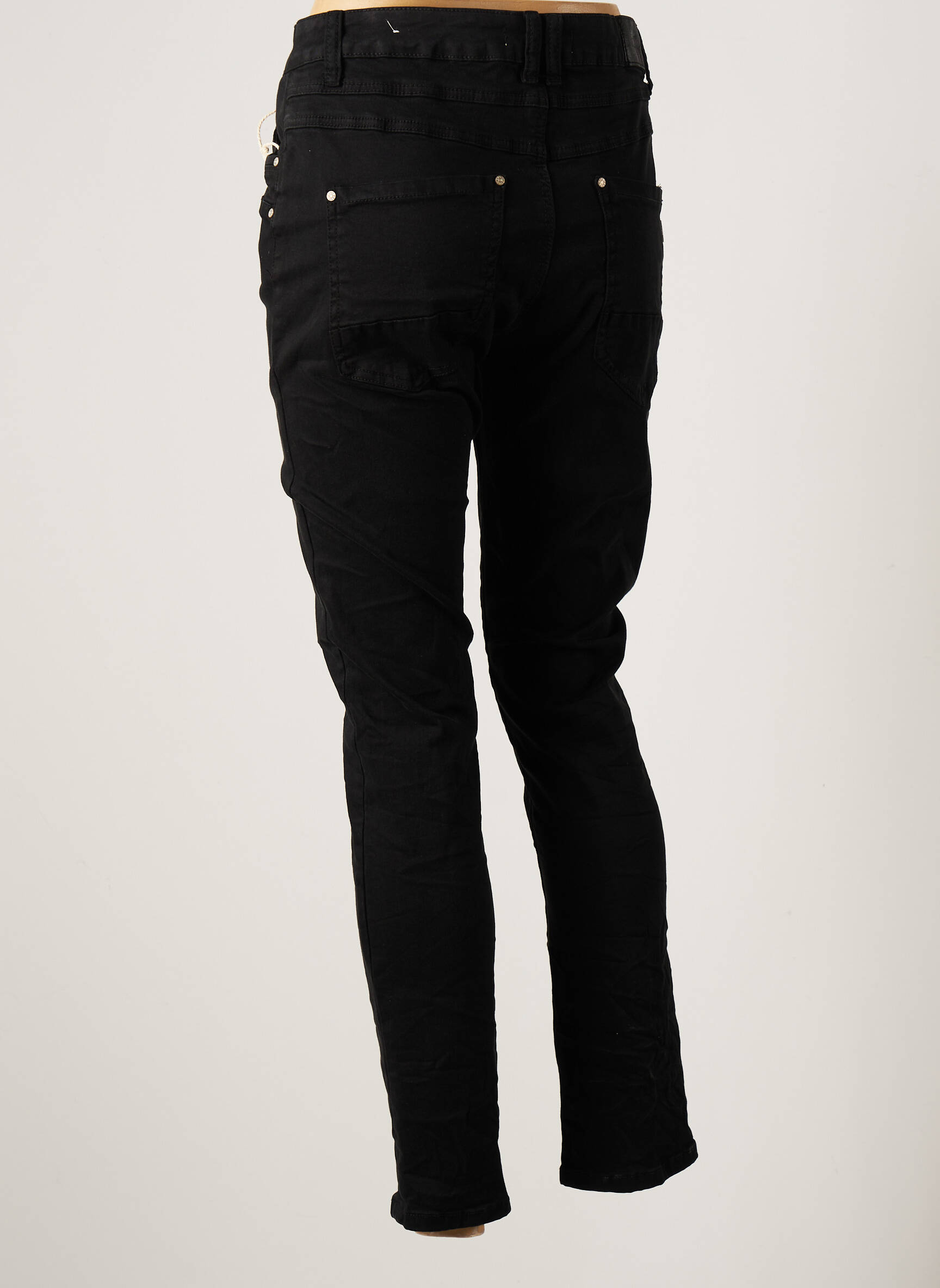 Karostar Jeans Coupe Slim Femme couleur noir