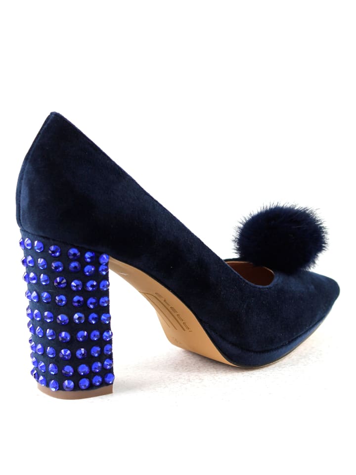 Eferri Party Schuhe Rabbit in Blau günstig kaufen