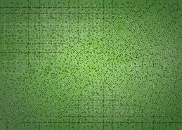 Puzzle 736 Teile - Krypt Neon Green