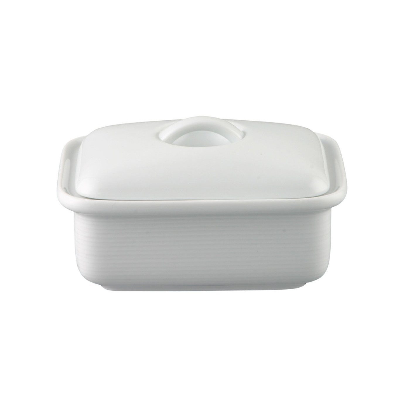 Thomas Porzellan Butterdose Trend Weiß Butterdose 250 gr., Porzellan, (2-tlg)
