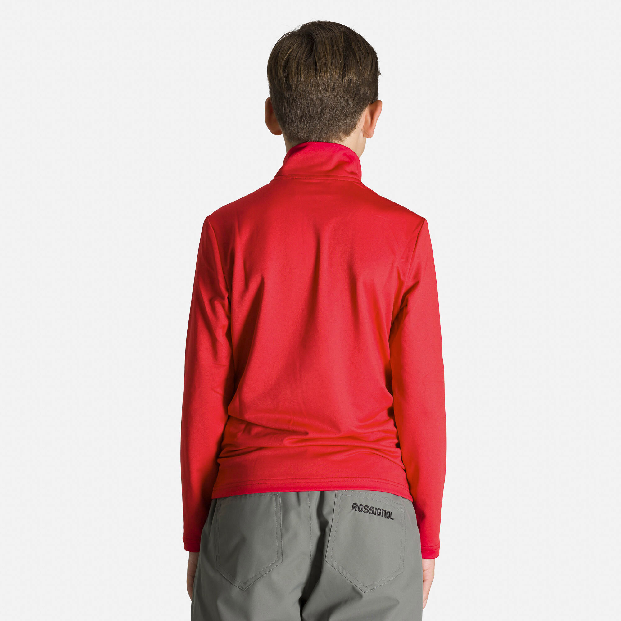 Haut en polaire stretch demi-zip Garçon