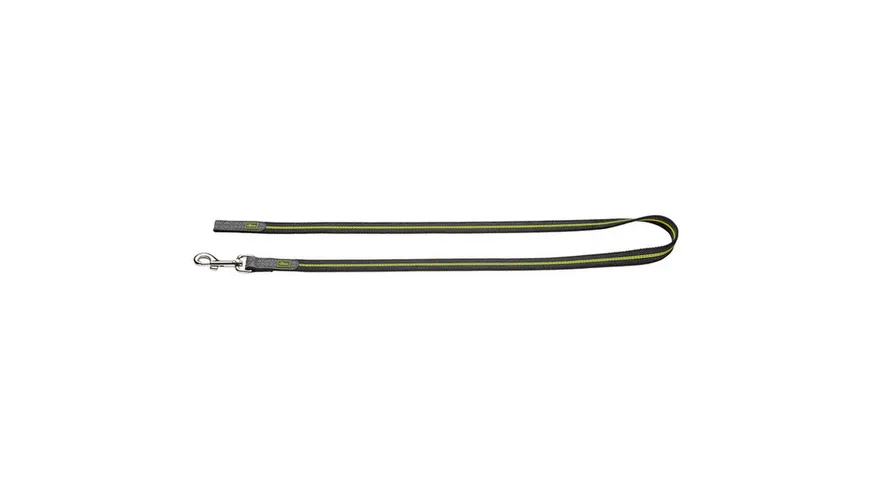 Hunter Hunde Führleine Visby Super Grip gelb reflektierend Lang: 120 cm Breit: 2,0 cm