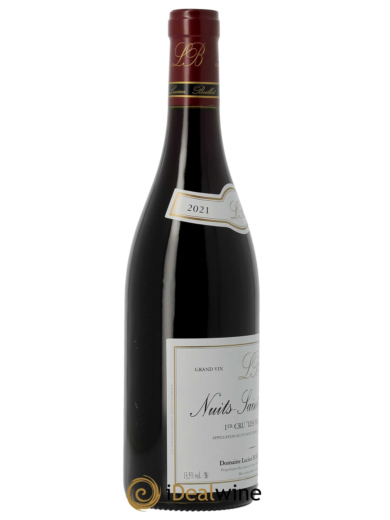 Nuits Saint-Georges 1er Cru Les Pruliers Lucien Boillot & Fils (Domaine)  2021 - Lot de 1 Bouteille