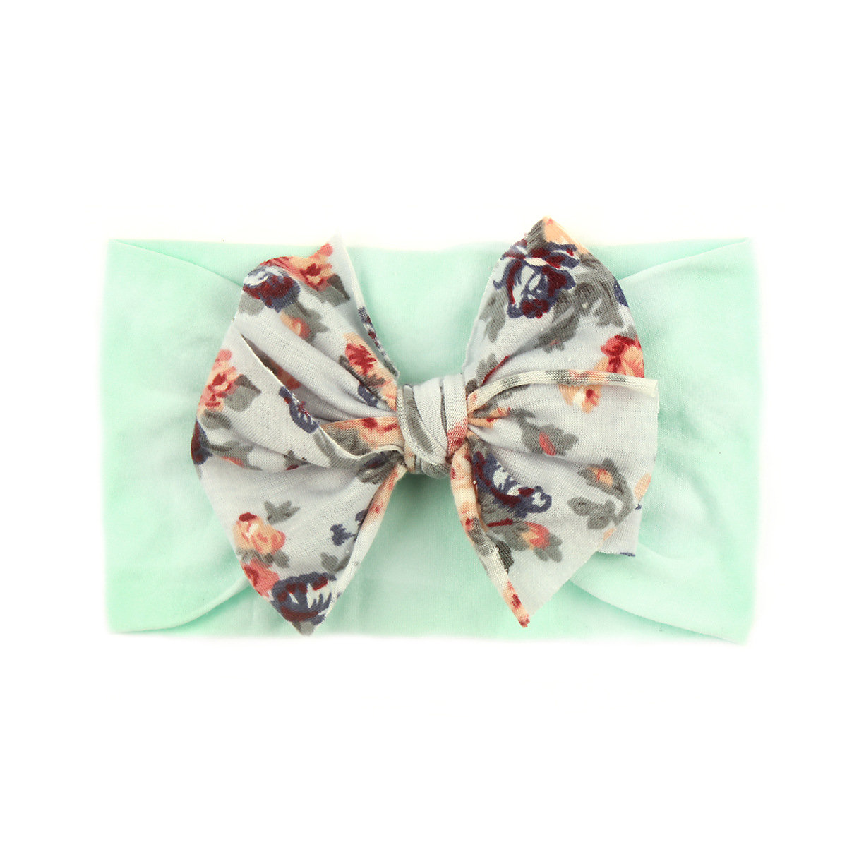 Elastisches Stirnband für Kinder Haarschmuck im Boho-Stil mit Blumen-Haarschmuck, Schleife für Kinder Haarschmuck