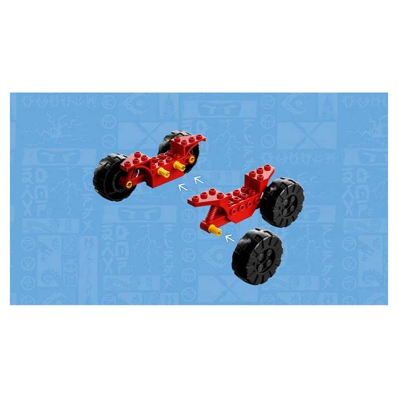 71789 Le combat en voiture et en moto de Kai et Ras, LEGO Ninjago