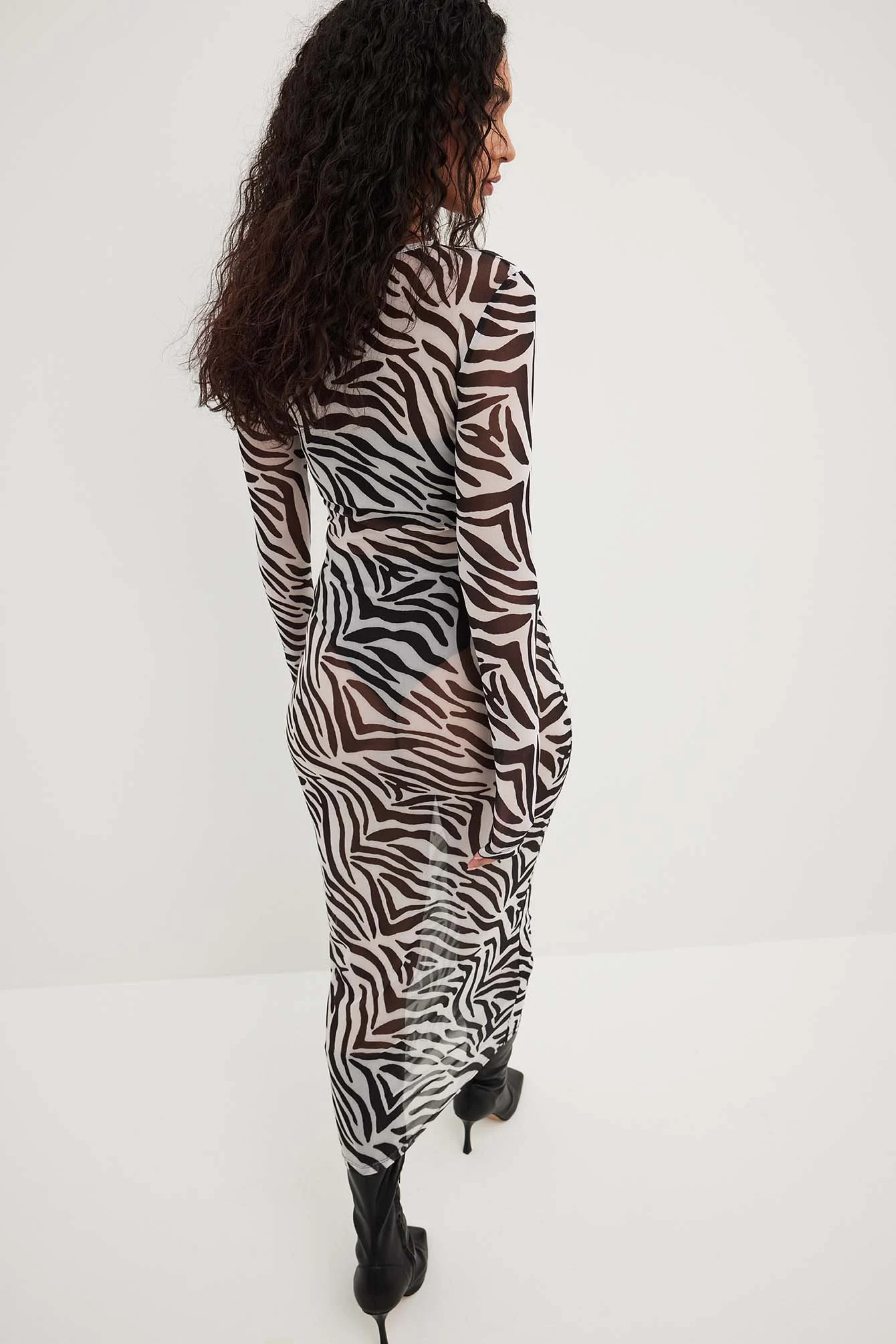 Mesh-Midikleid
