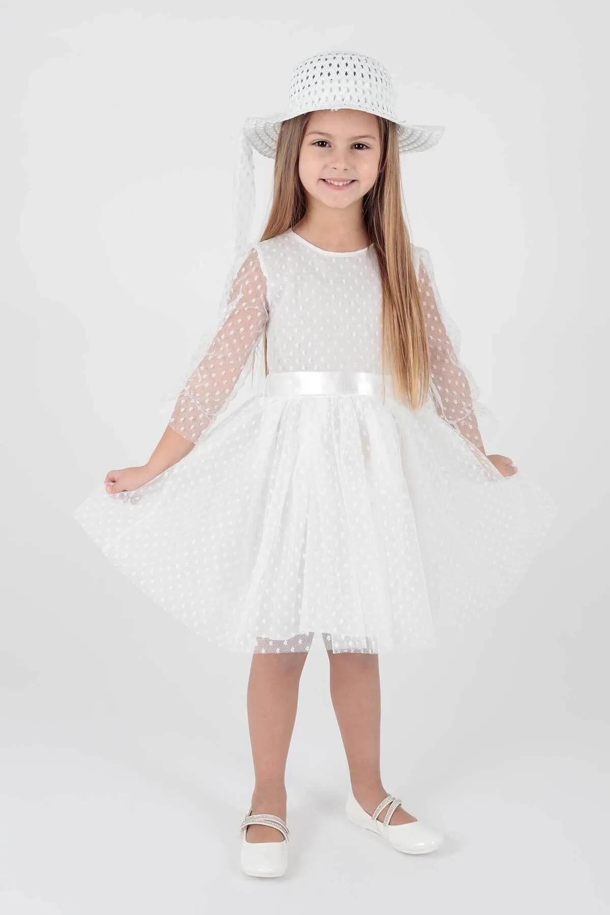 AHENGİM  Mädchenkleid Mädchenhutkleid Mädchenkleid Tüllkleid Ak2228