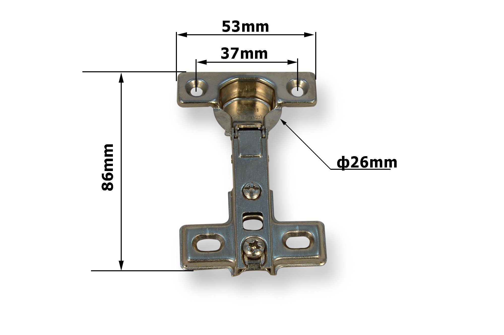 Ferrari S.p.A. Möbelbeschlag Topfband 26mm Scharnier Topfscharniere Federscharnier
