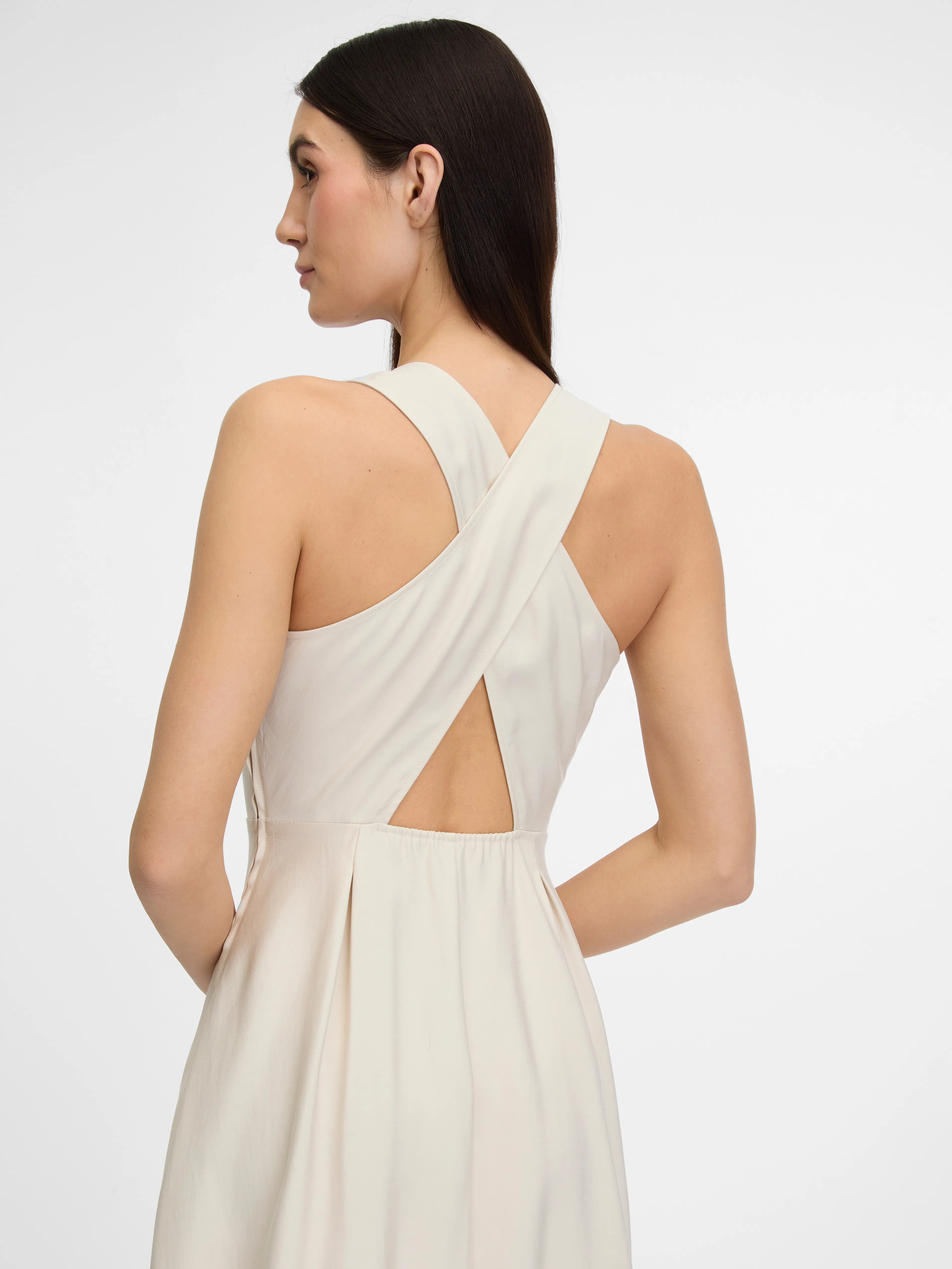 Cremefarbenes Damenkleid ORSAY