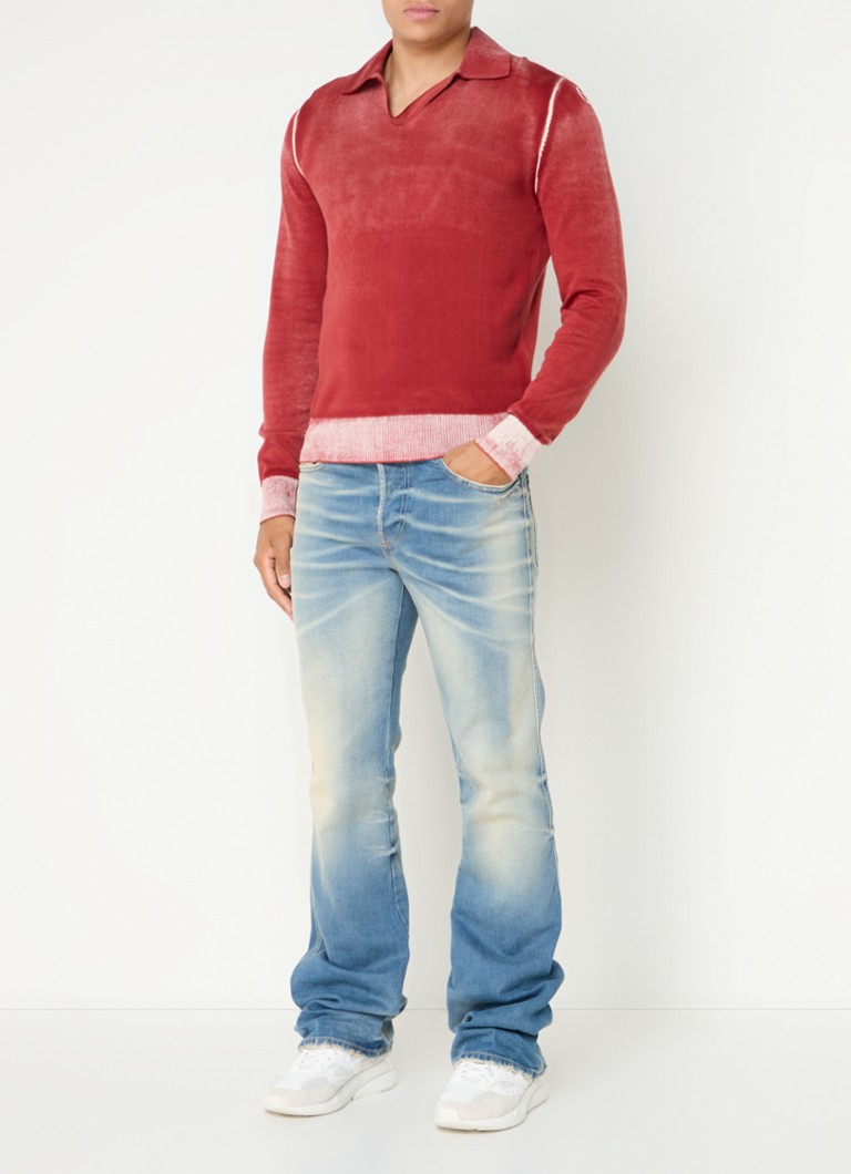 Maglione Diesel K-Lorenzo a maglia fine con finitura lavata
