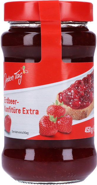 Jeden Tag Konfitüre Extra Erdbeere