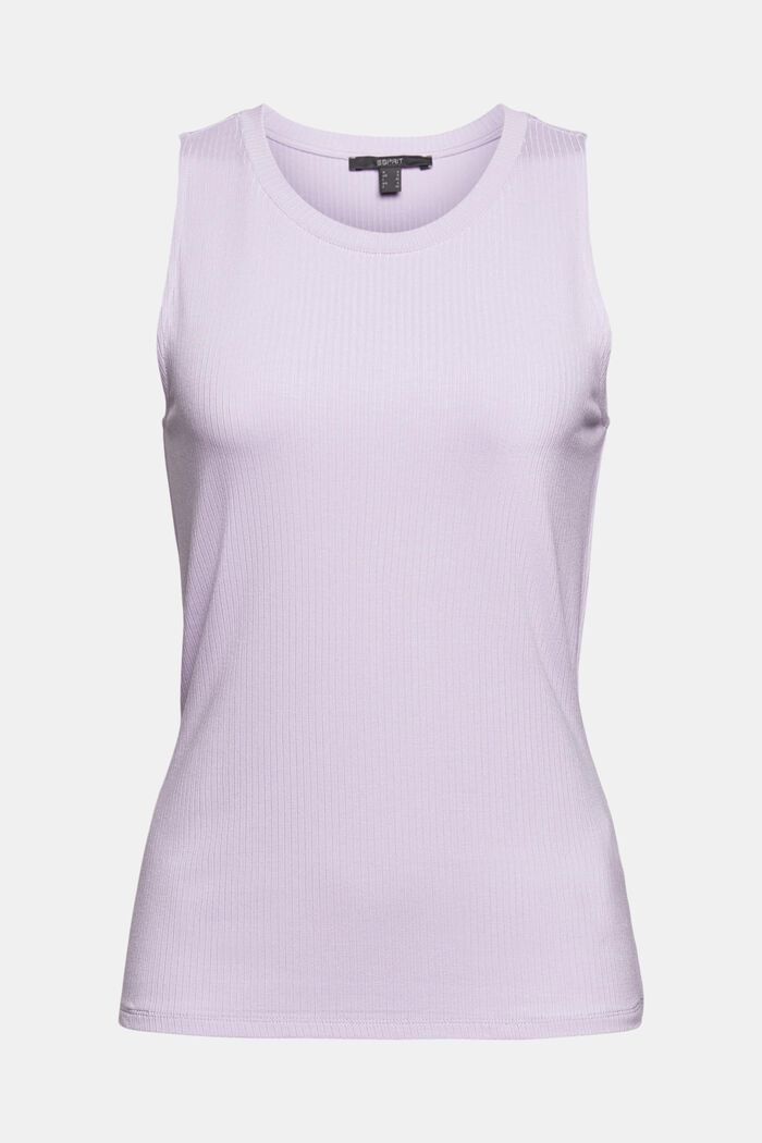 Tanktop aus Rippstrick, LENZING™ ECOVERO™