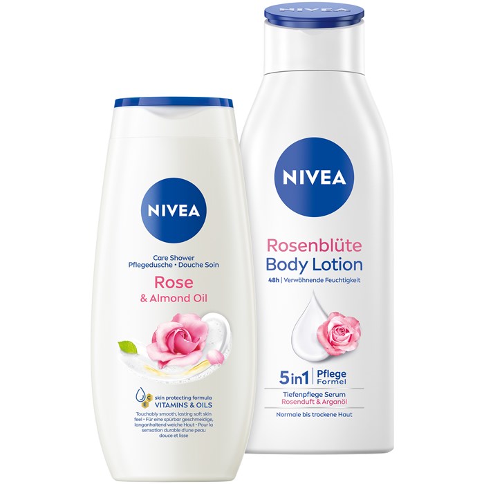 Body Lotion und Milk Geschenkset von NIVEA