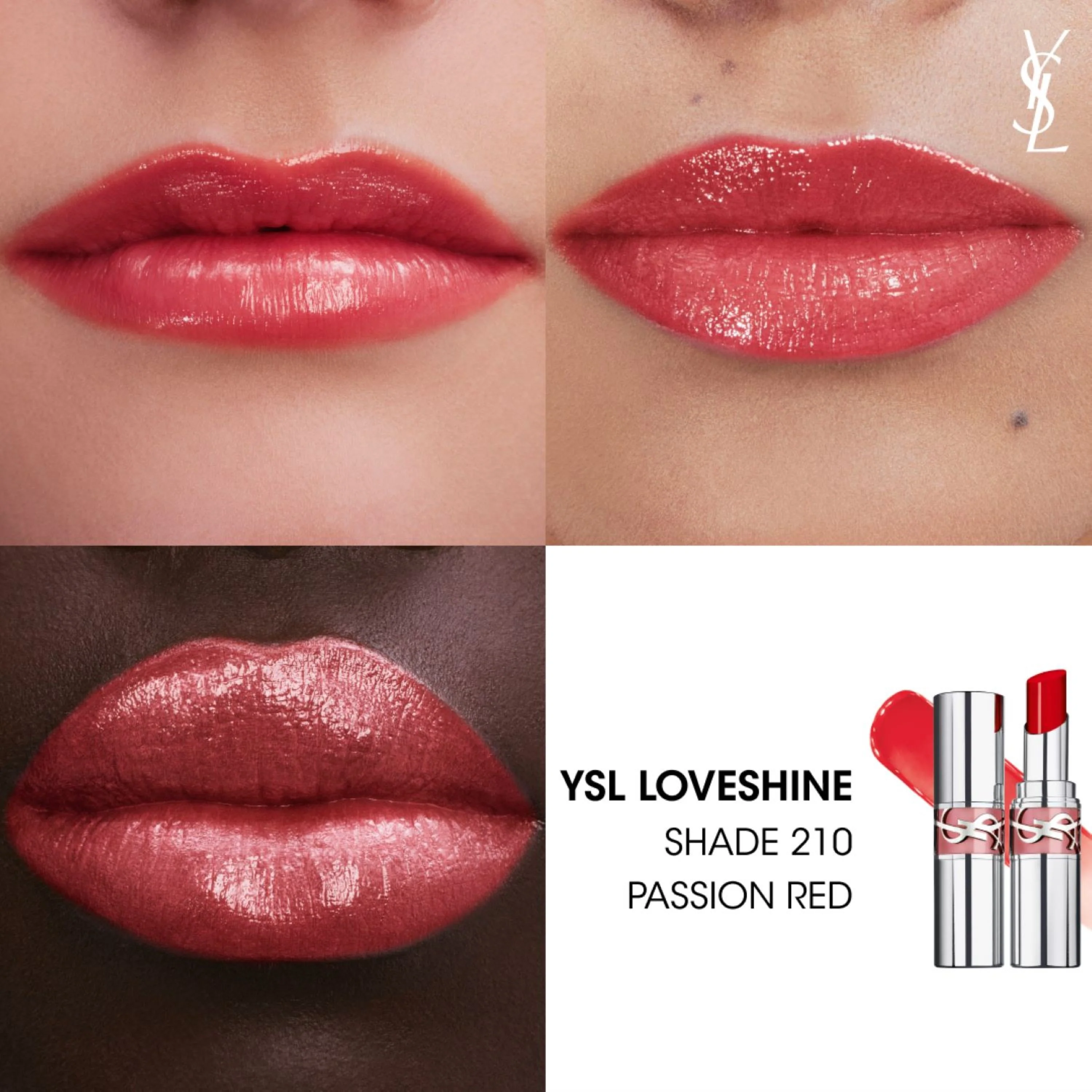 Labbra YSL Loveshine - Rossetto brillante, Rossetto