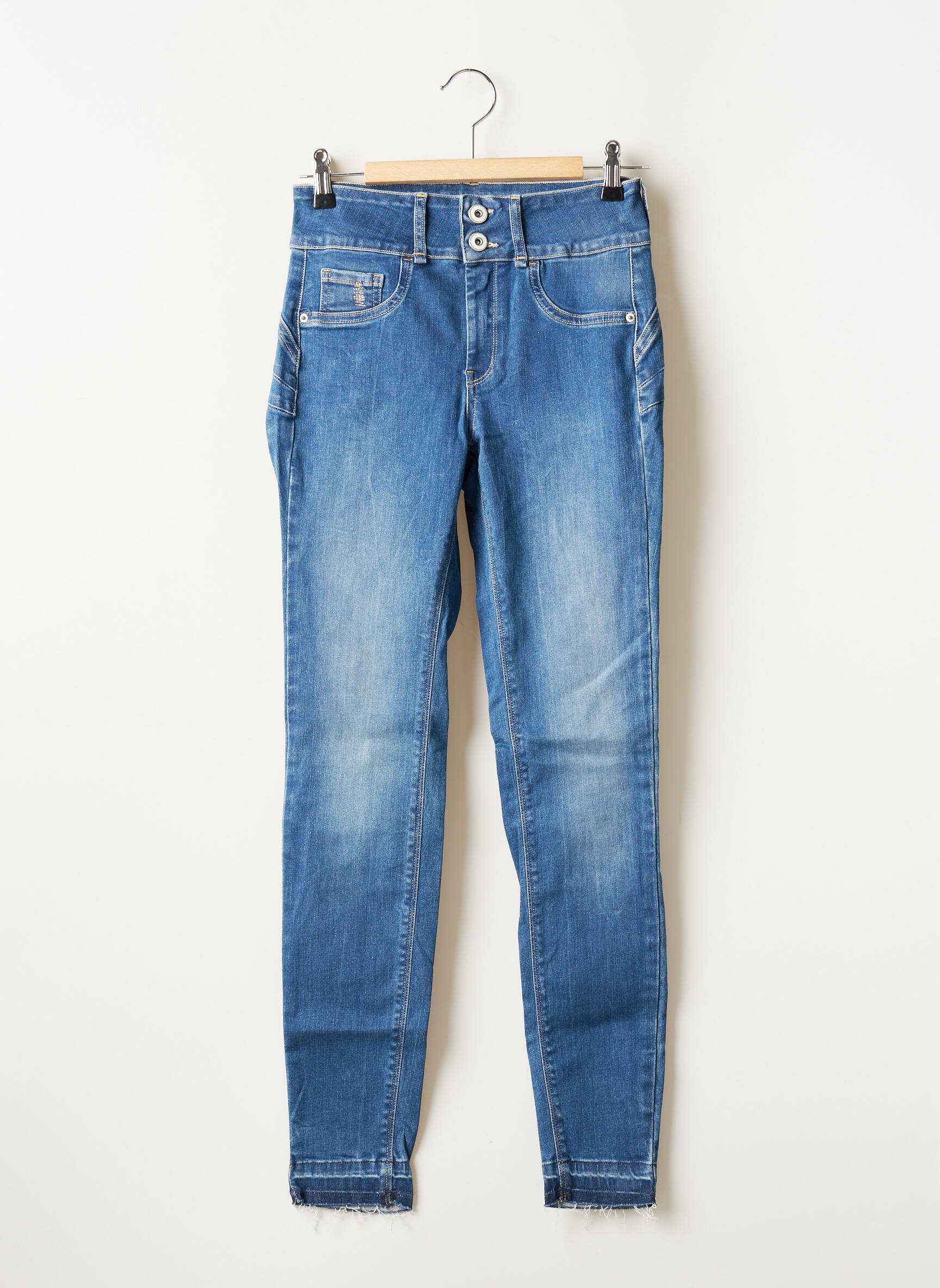 One Size Filts All Jeans Skinny Femme couleur bleu