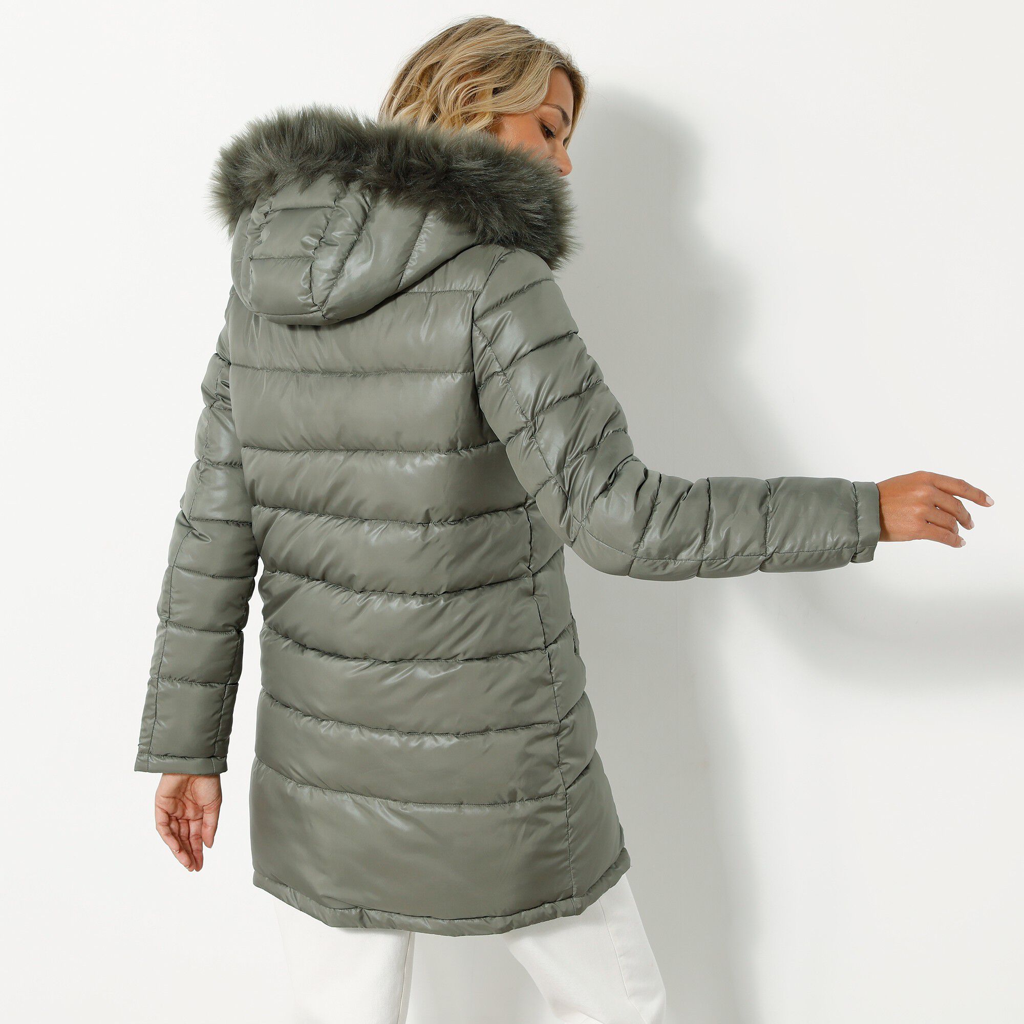 Parka réversible doudoune matelassée déperlante