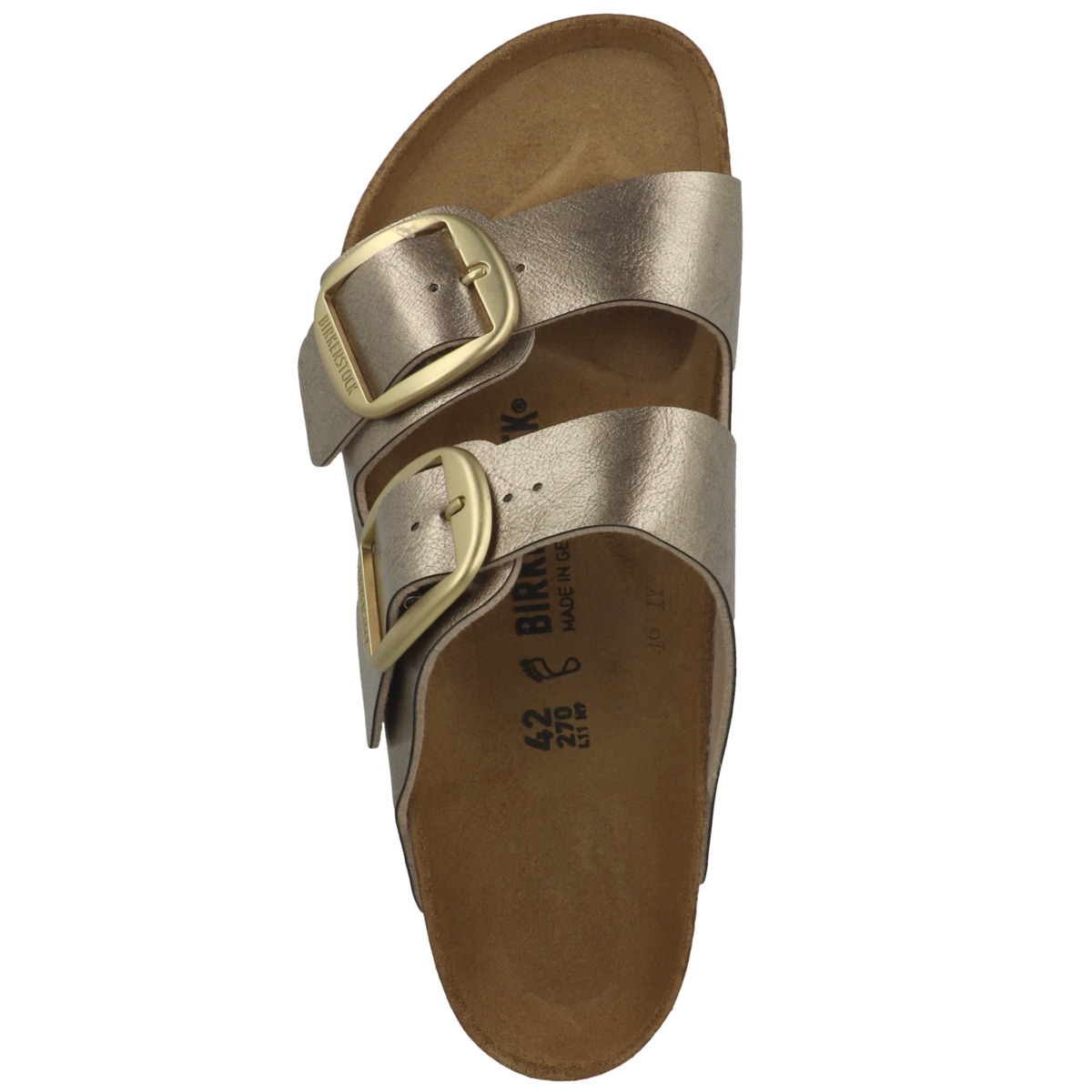 Birkenstock Arizona Birko-Flor Graceful normal Sandale hellbraun