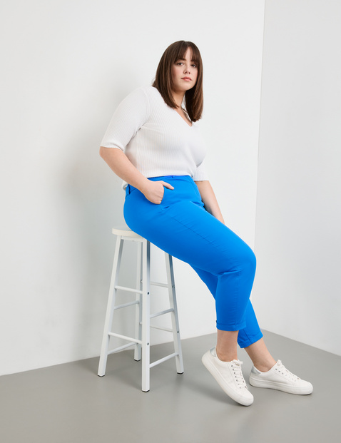 Baumwoll-Chino mit Stretchkomfort Greta