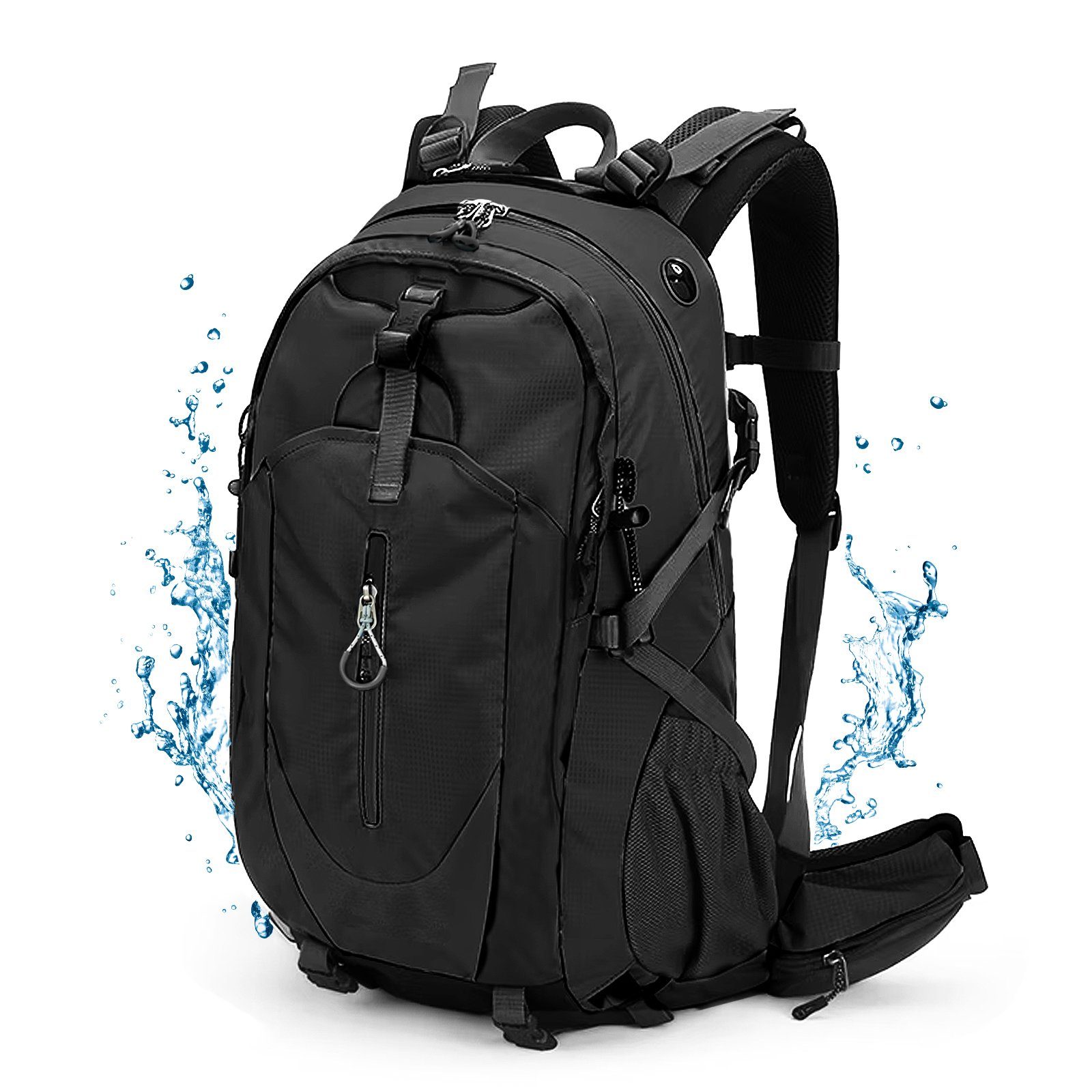 TAN.TOMI Wanderrucksack 40L Großer Wanderrucksack, Wasserdicht Multifunktionaler Daypack, mit Rückenbelüftung für Radfahren Reisen Klettern Sport