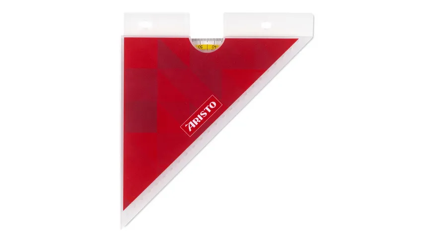 ARISTO Geometrie-Dreieck mit Ordnerleiste 16cm