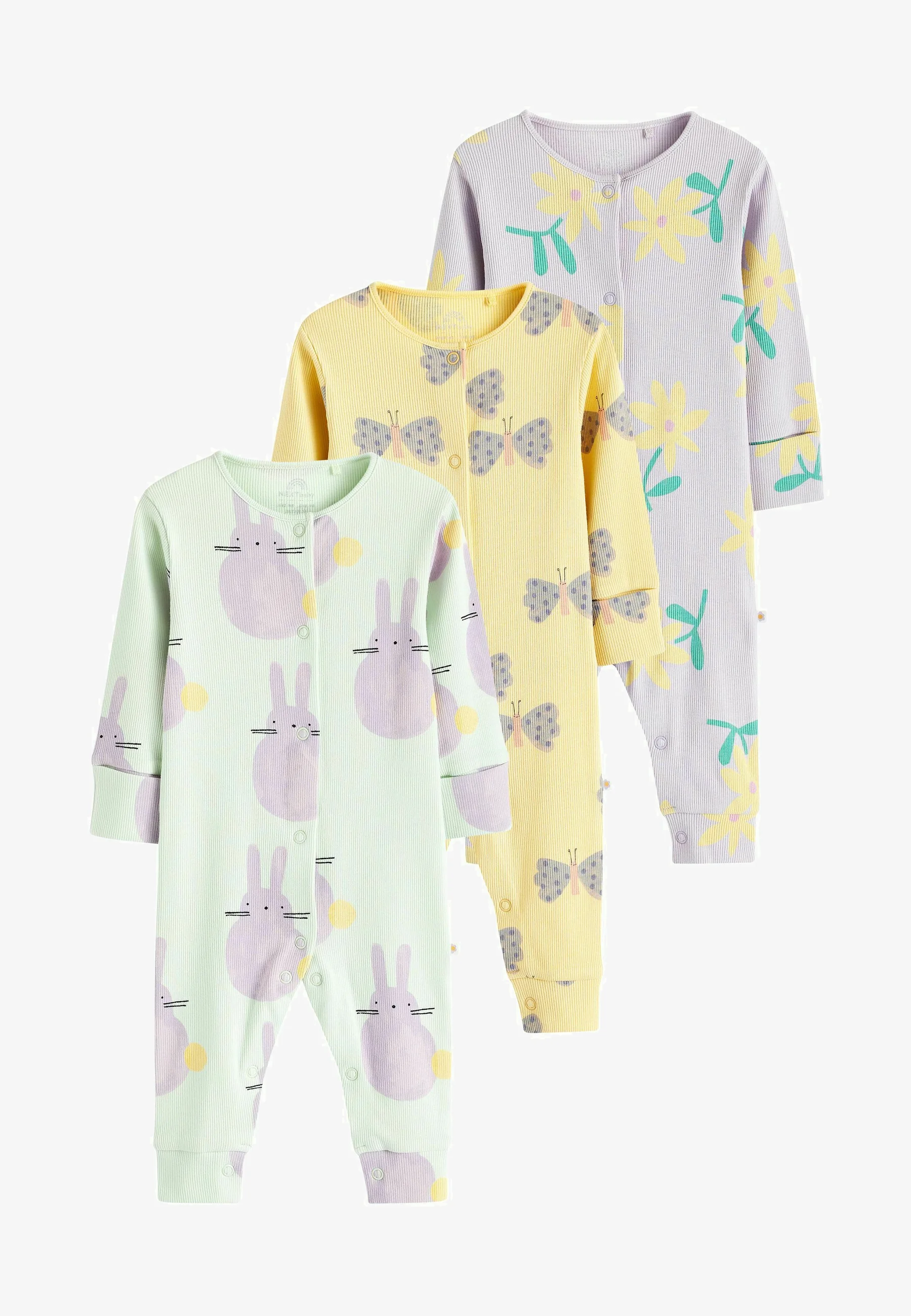 Siguiente PAQUETE DE 3 PIES SIN PIES ESTAMPADOS - AJUSTE REGULAR - Pijamas