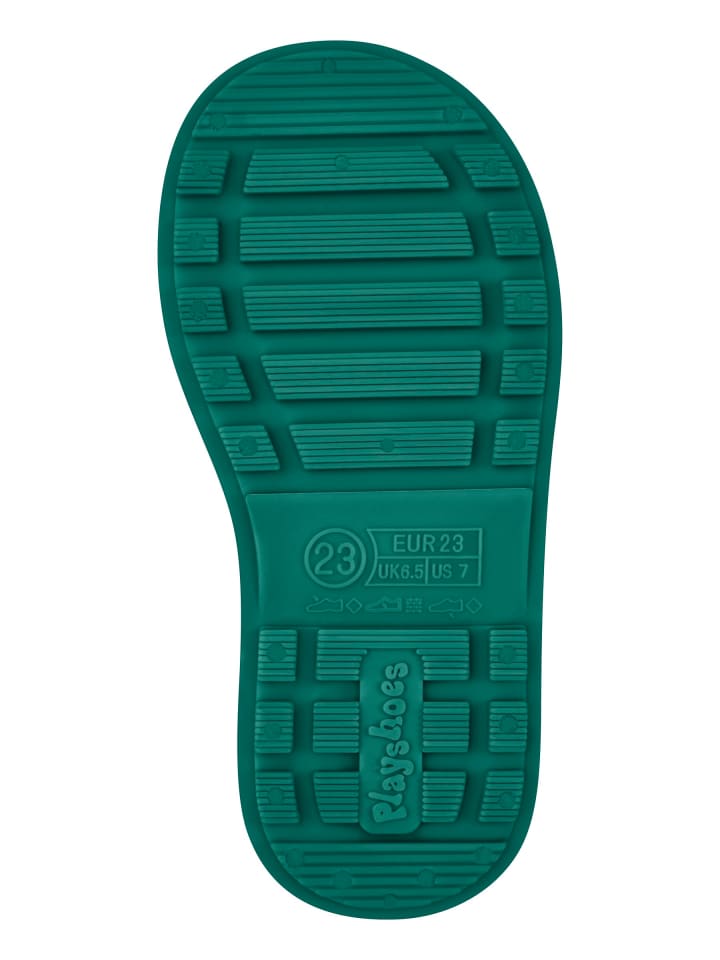Playshoes Regenstiefel in grün günstig kaufen