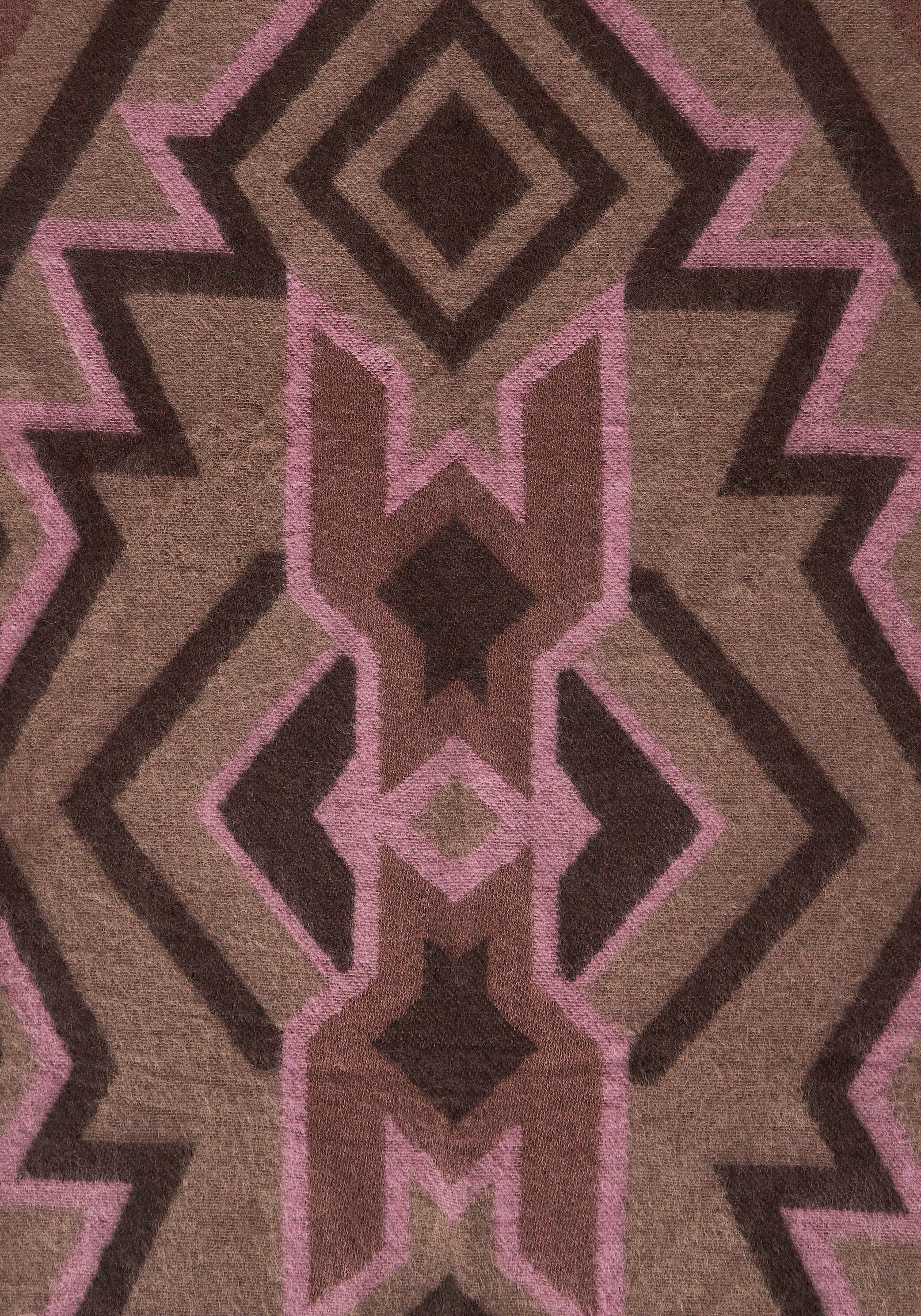 STREET ONE Schal, mit Ikat-Muster