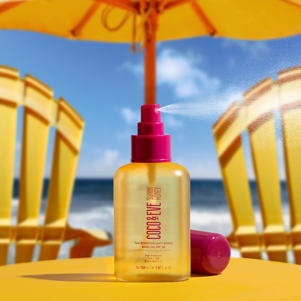 Coco & Eve Sunny Honey Tan Body Oil SPF 30 150 ml