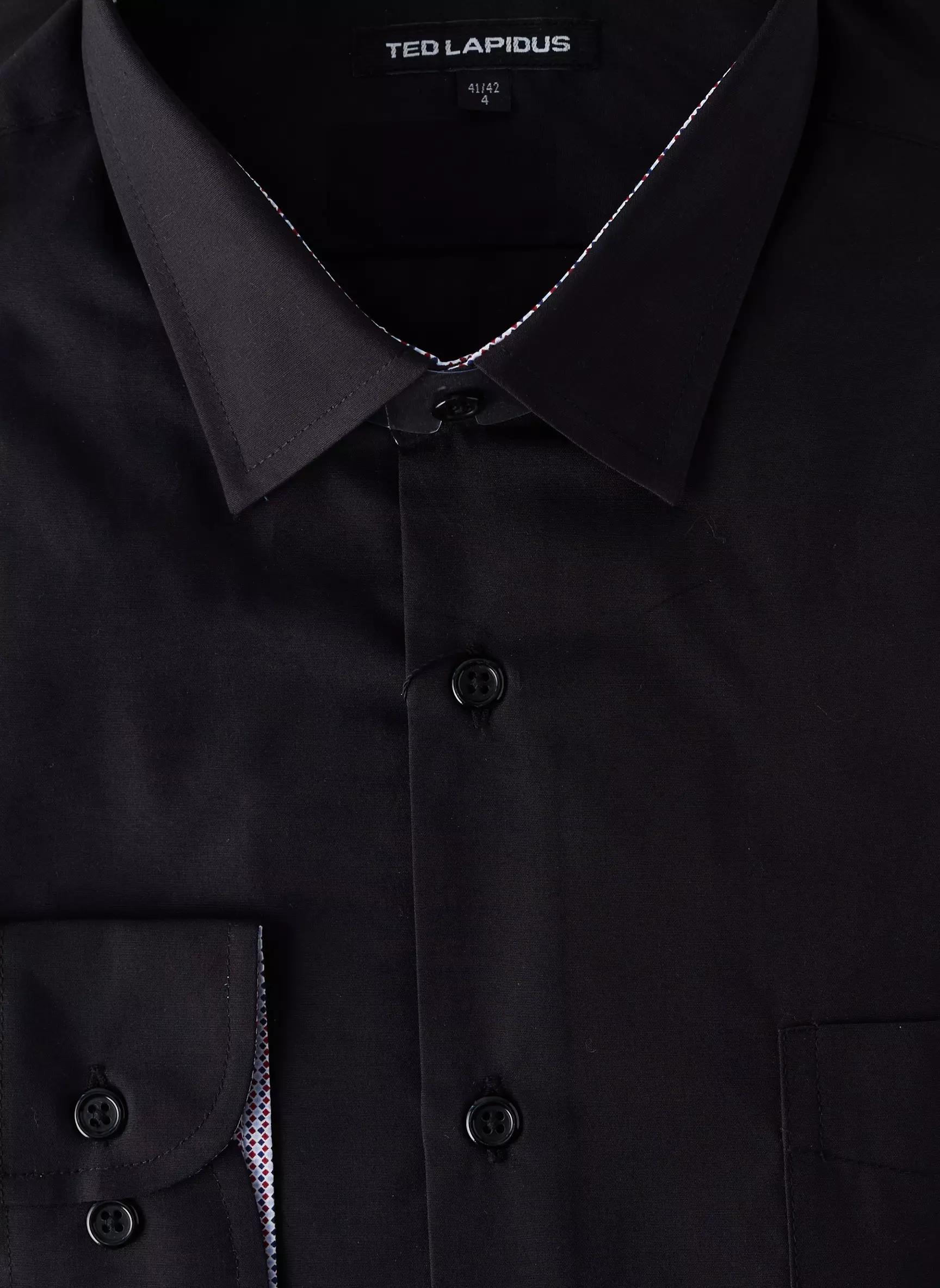 Ted Lapidus Manches Longues Homme couleur noir