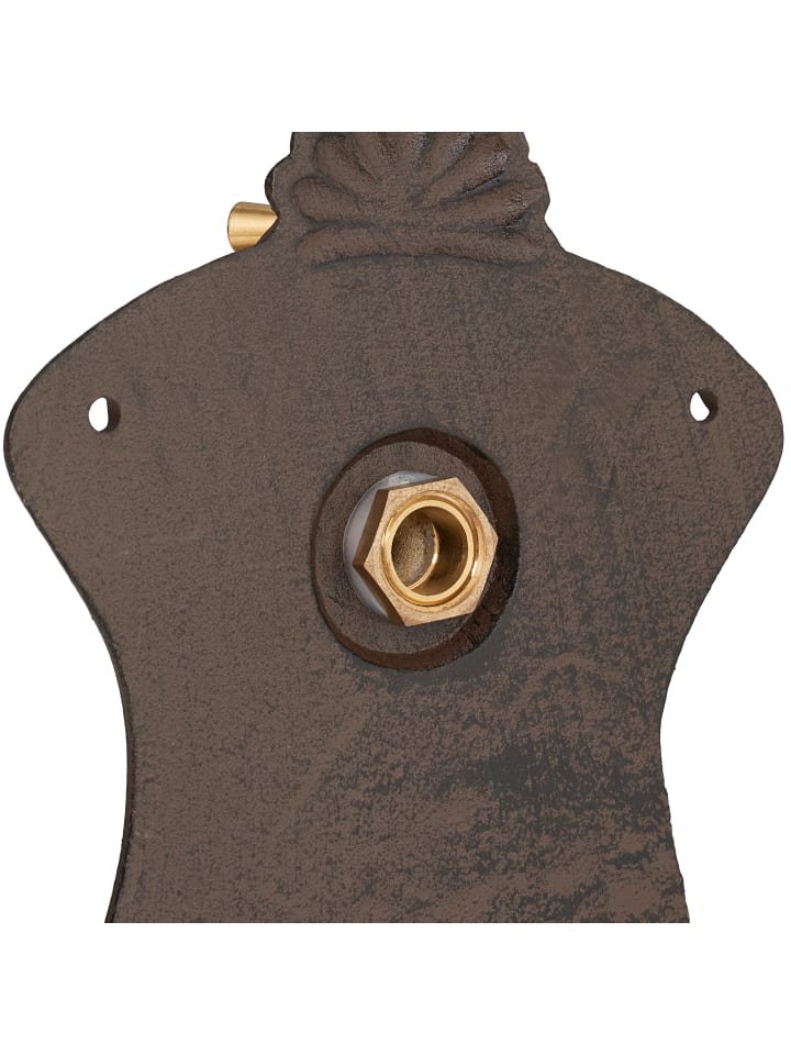 relaxdays Wandbrunnen in Braun - (B)24,5 x (H)42 x (T)11,5 cm günstig kaufen onesize