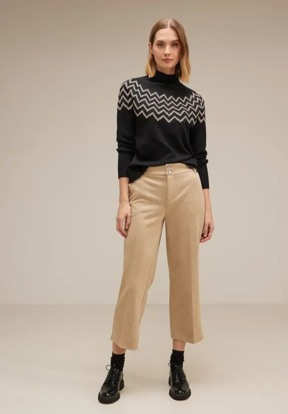 Street One Pullover mit Stehkragen