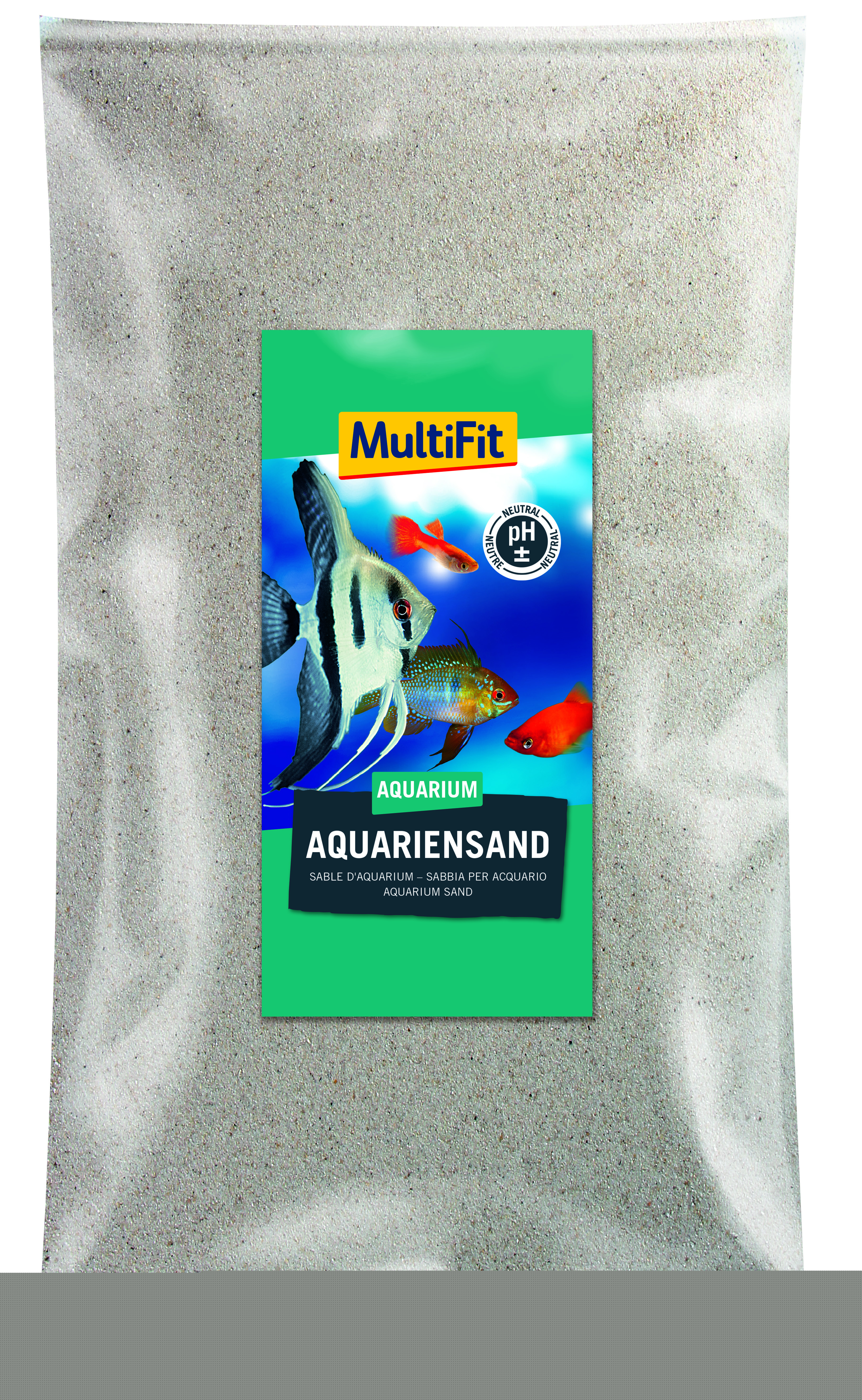 MultiFit Bodengrund MultiFit Sand schneeweiß 0,1 - 0,4mm 5 kg
