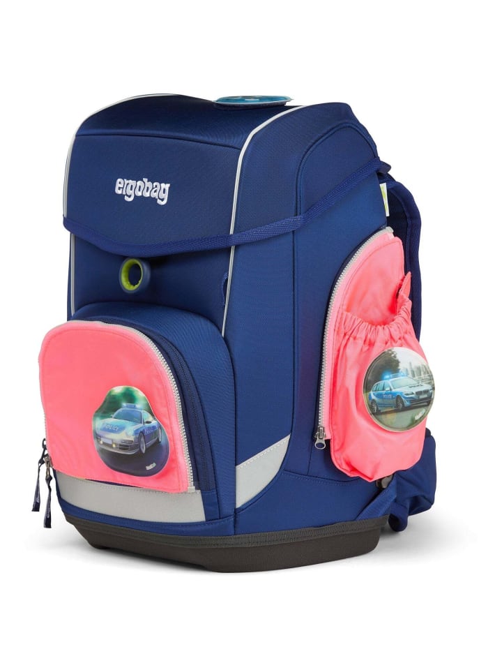Ergobag Zubehör Pack/Cubo/Cubo Light/Wide Fluo - Seitentaschen Zip-Set 3tlg. (gelb) in pink günstig kaufen onesize