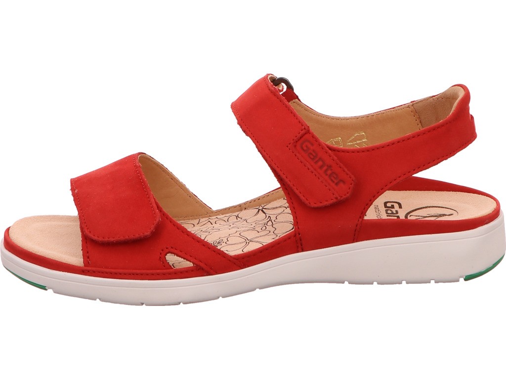 GANTER Komfort Sandalen rot