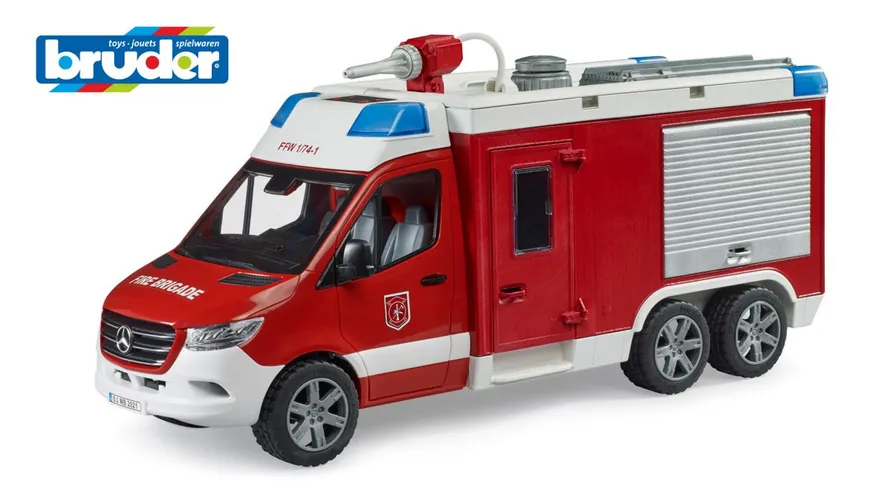 BRUDER - MB Sprinter Feuerwehrrüstwagen mit Light + Sound Modul