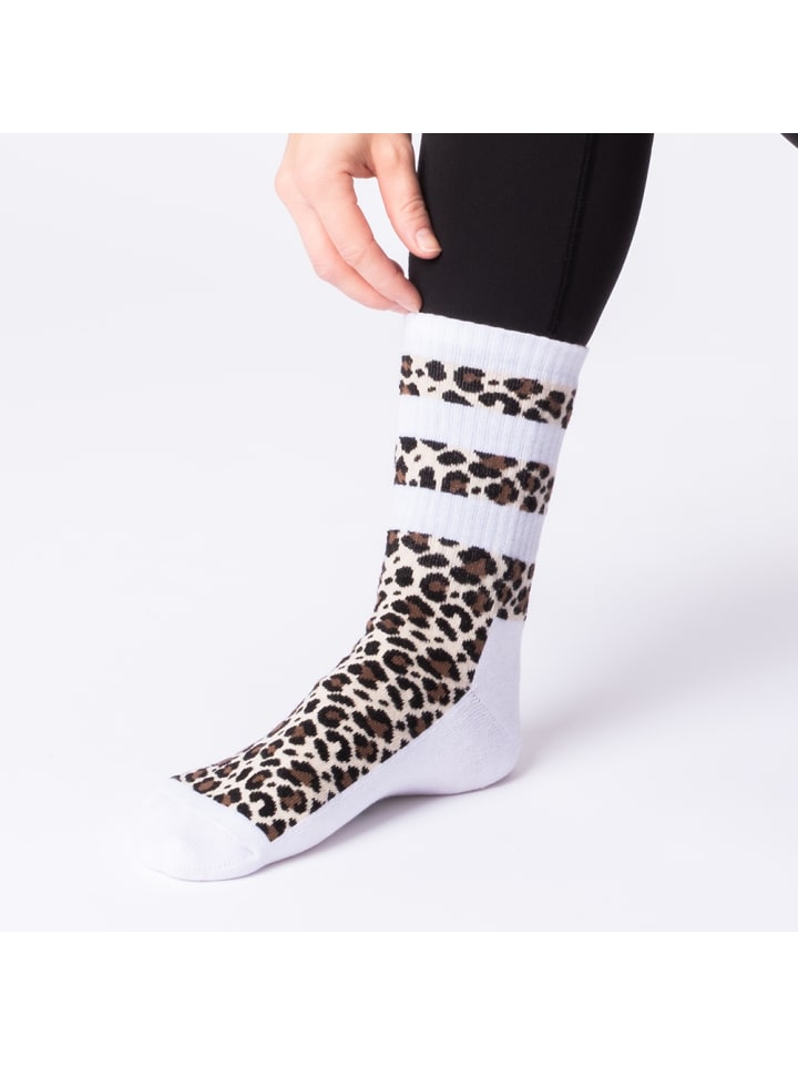 Occulto 6er Pack Leoparden Muster Tennis Socken Nala in Braun-Mix günstig kaufen