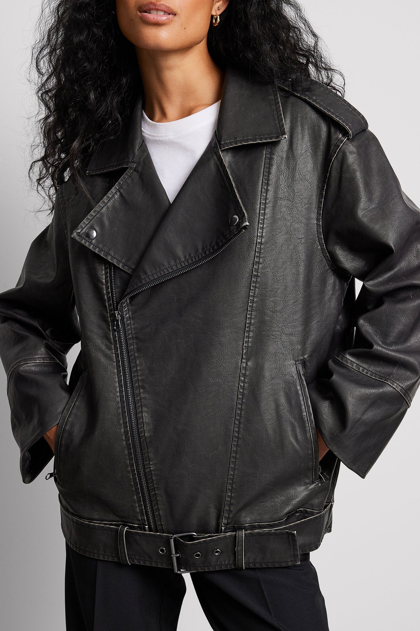 PU Biker Jacke