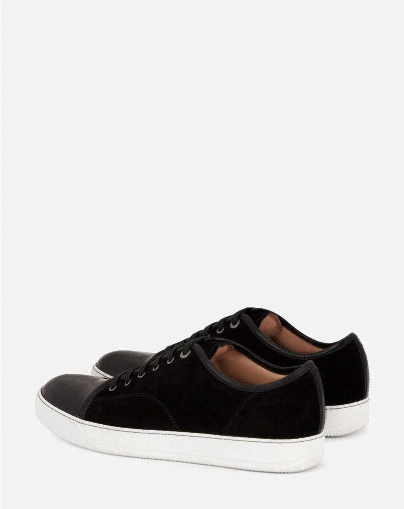 SNEAKERS DBB1 EN SUEDE ET CUIR VERNIS