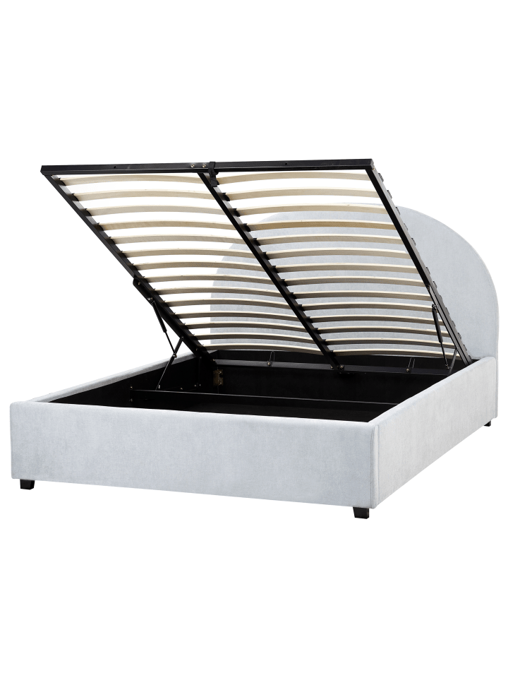 Beliani Doppelbett VAUCLUSE in Blau - (W) 154 x (H) 112 x (L) 214 cm günstig kaufen onesize