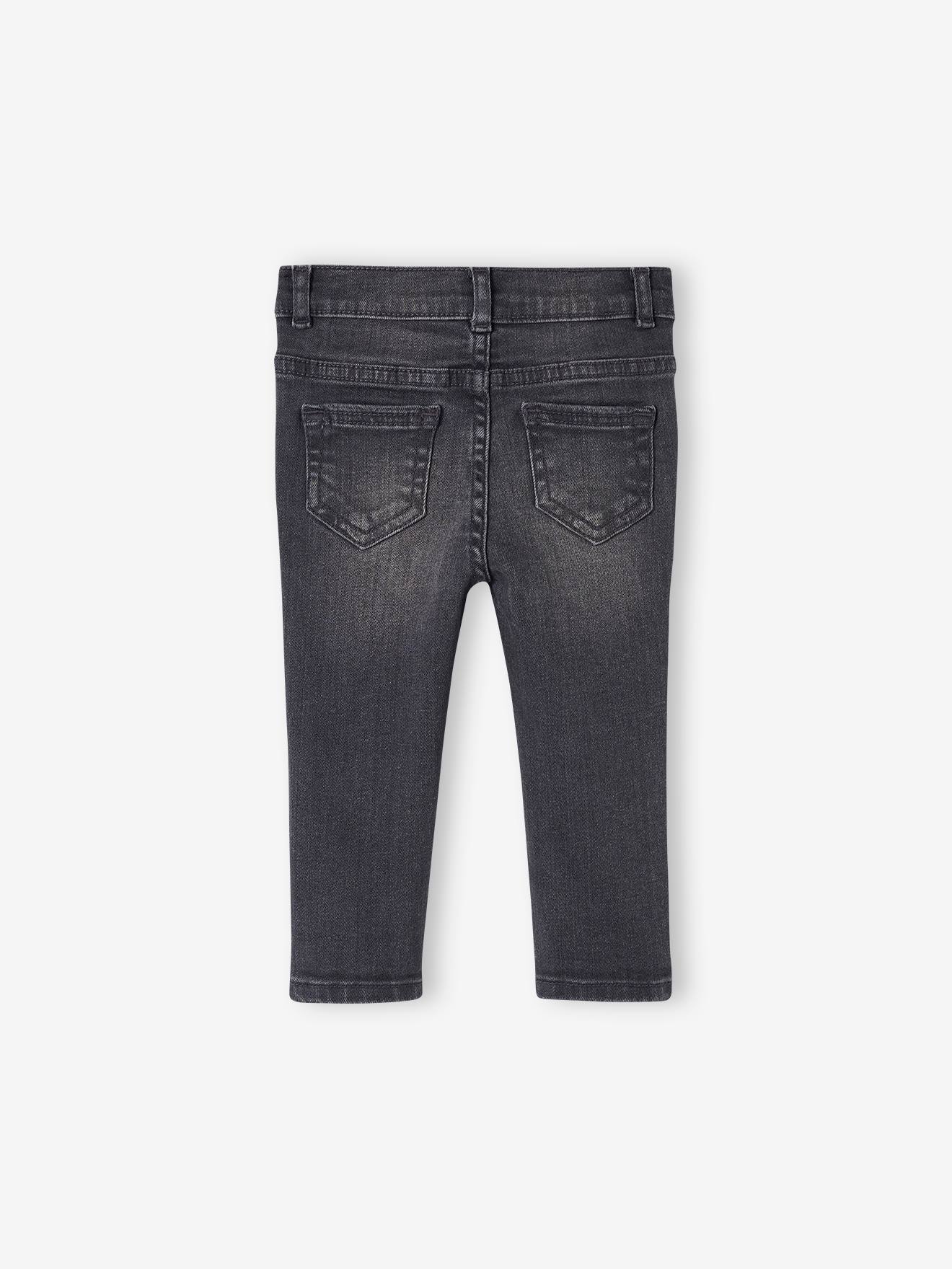 Jean bébé coupe droite BASICS denim gris
