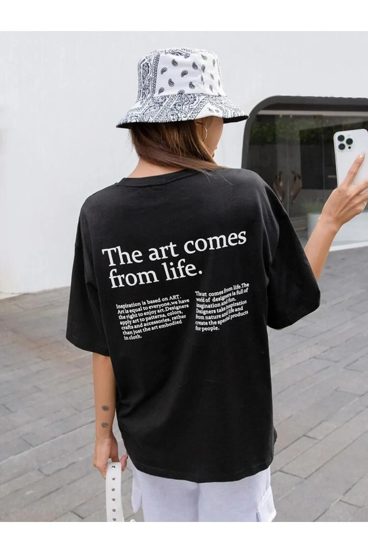 MOONBULL  T-Shirt - Schwarz - Oversized