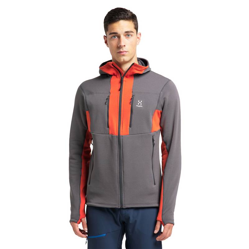Haglfs Roc Nordic Mid Hood Fleecejacke Herren