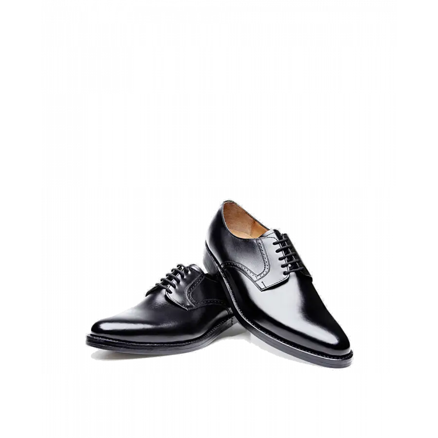 Heinrich Dinkelacker - Businessschuhe Derby MILANO PLAIN BC Kalbsleder - schwarz