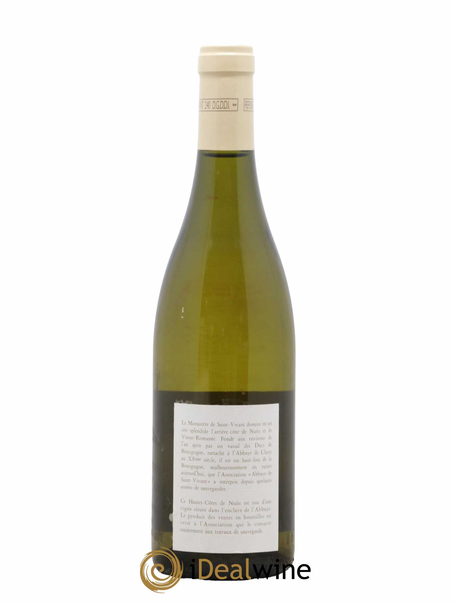 Hautes-Côtes de Nuits Abbaye de Saint-Vivant Domaine de la Romanée-Conti  2017 - Lot de 1 Bouteille