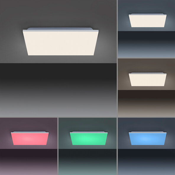 LED-Deckenleuchte Yukon, 24 W, 2.750 lm, 45 x 45 cm