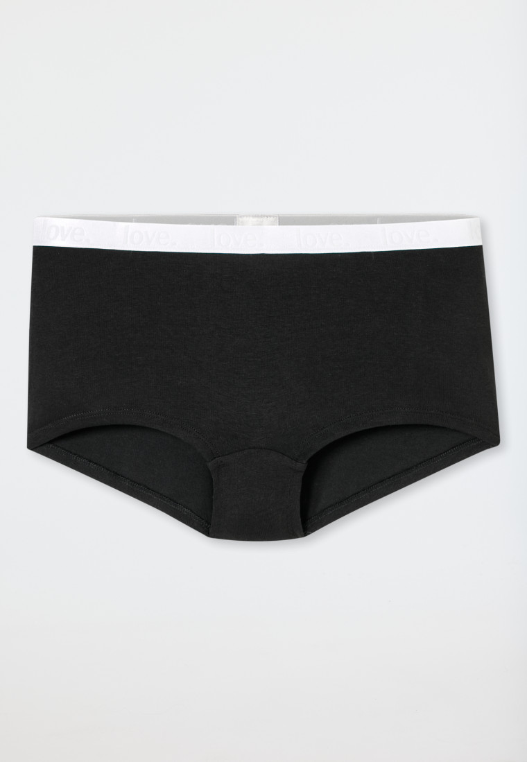 Shorts 3er-Pack Organic Cotton schwarz / off-white - 95/5
