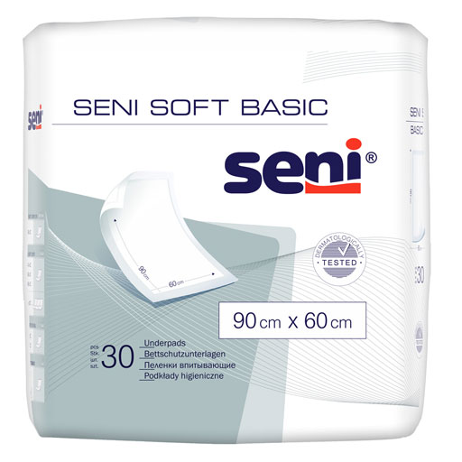 SENI Soft Basic Bettschutzunterlage 60x90 cm  30 St