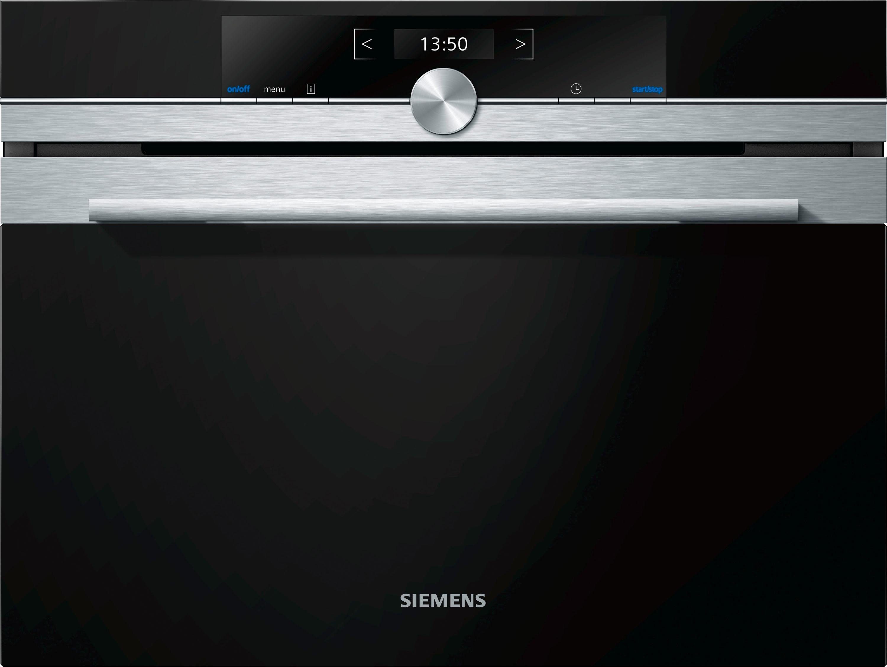 SIEMENS Einbau-Mikrowelle CF634AGS1, Mikrowelle, 36 l