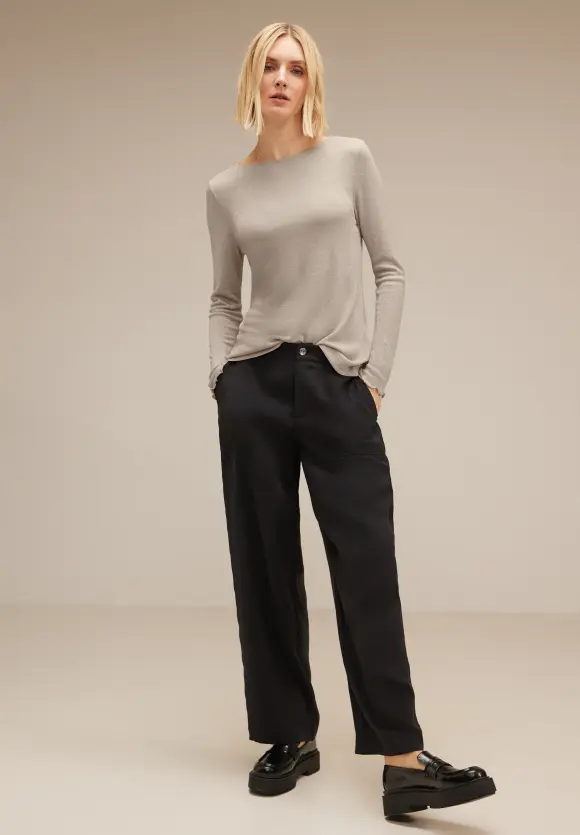 Street One Shirt mit Glanzeffekt